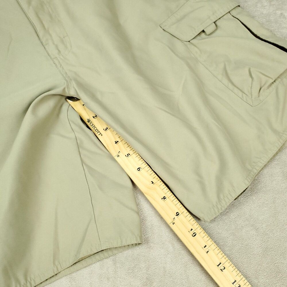 Tony Hawk Cargo Shorts Mens 34 Beige Polyester Microfiber Skate Outdoors Casual - Picture 8 of 11